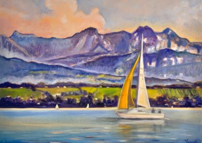 Rita Mancesti - Tableau du Léman