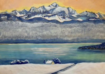 Mont-Blanc Freedom, 140 x 180 cm