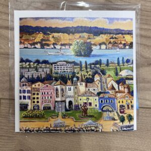 Carte de vœux illustrée par Mosaïque de Rolle de Rita Mancesti
