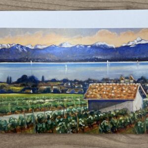 Carte illustrée par Retrouvailles à Mont-sur-Rolle de Rita Mancesti