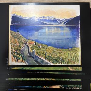 Set de cartes postales illustrées par les paysages Freedom Peaks de Rita Mancesti