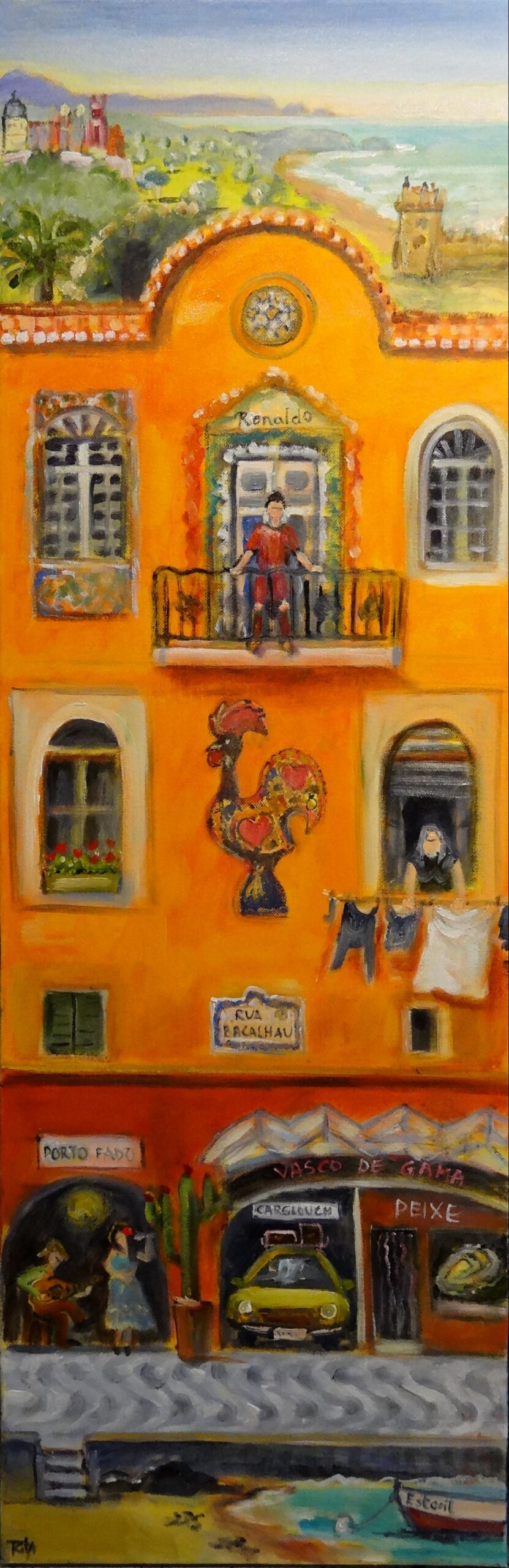 Composition urbaine « Tranche du Portugal » de Rita Mancesti
