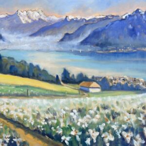 Tableau « Chemin des Narcisses » de Rita Mancesti