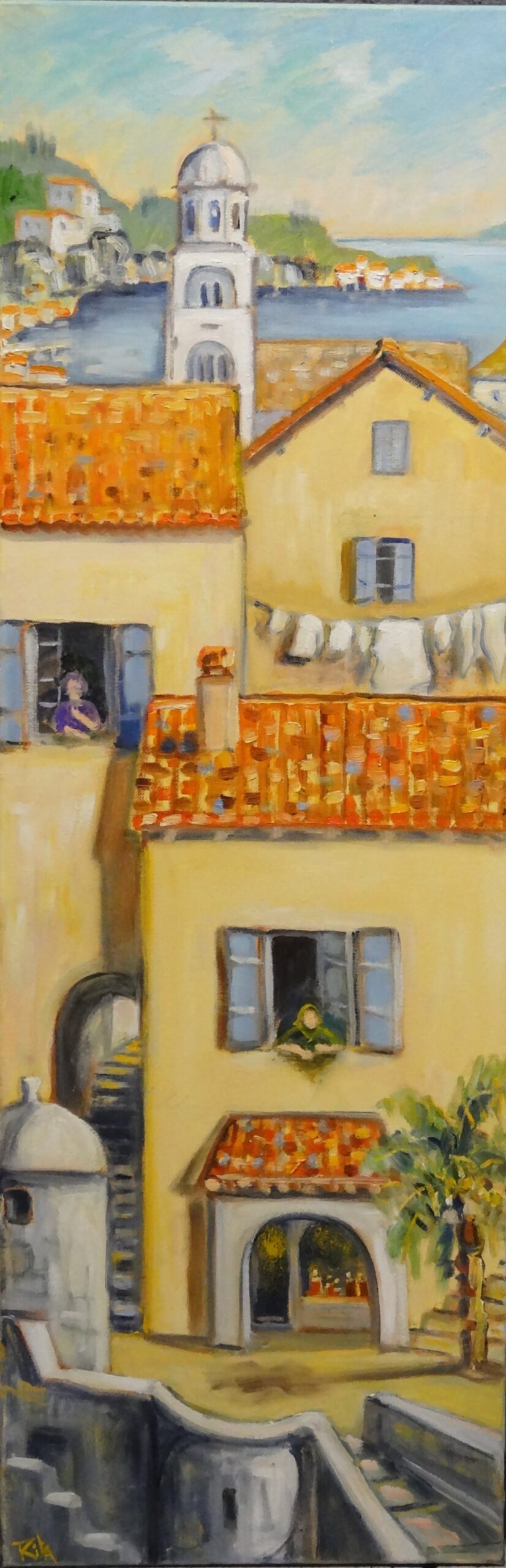 Composition urbaine « Tranche de Croatie » de Rita Mancesti