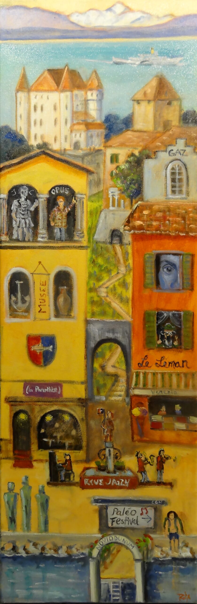 Composition urbaine « Tranche de Nyon » de Rita Mancesti